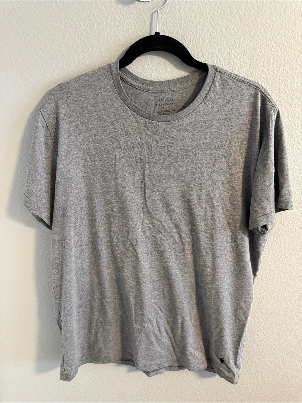Polo by Ralph Lauren Heather Gray Crewneck Tee